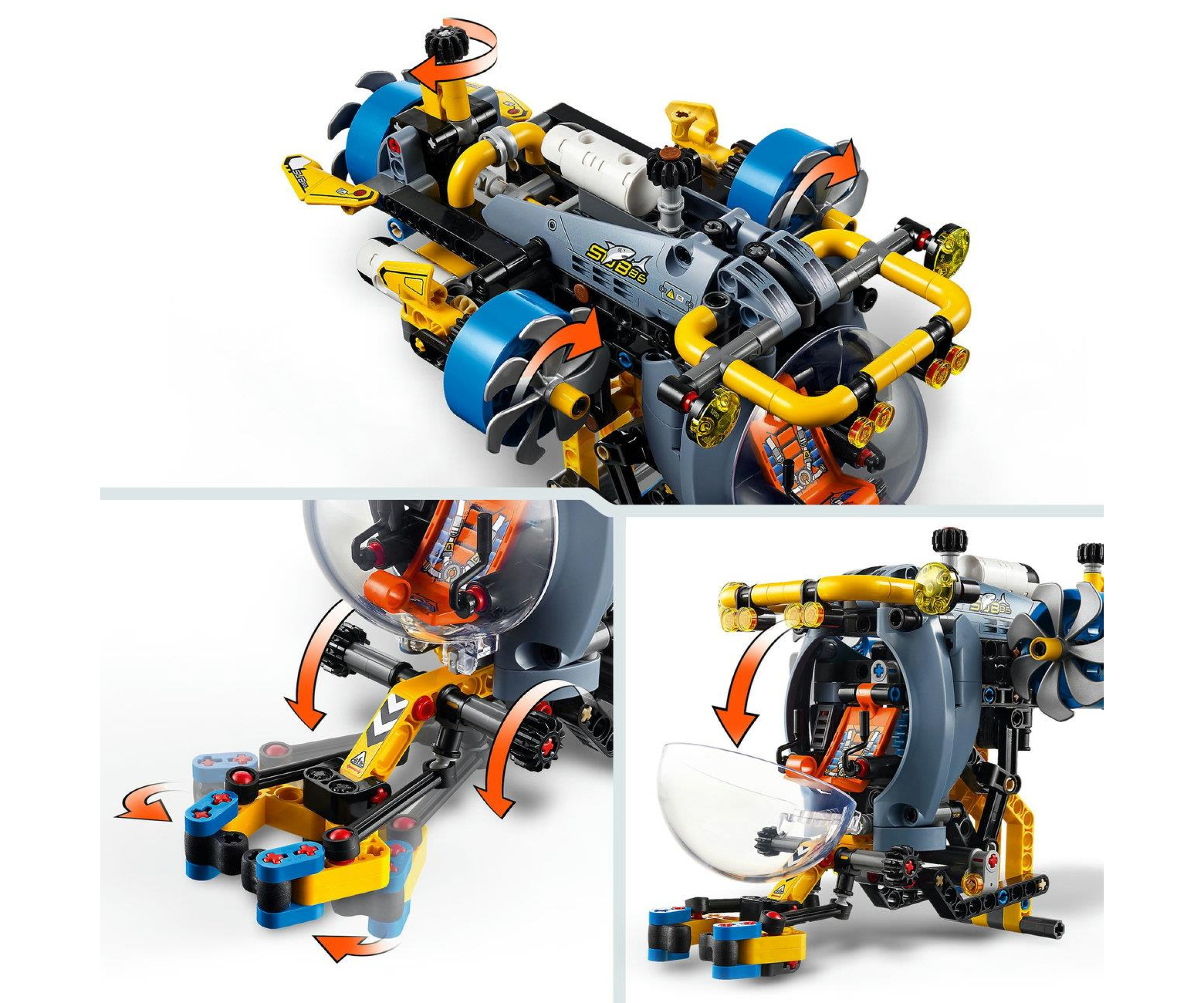 LEGO Technic 42201 Research Submarine thumbnail 2