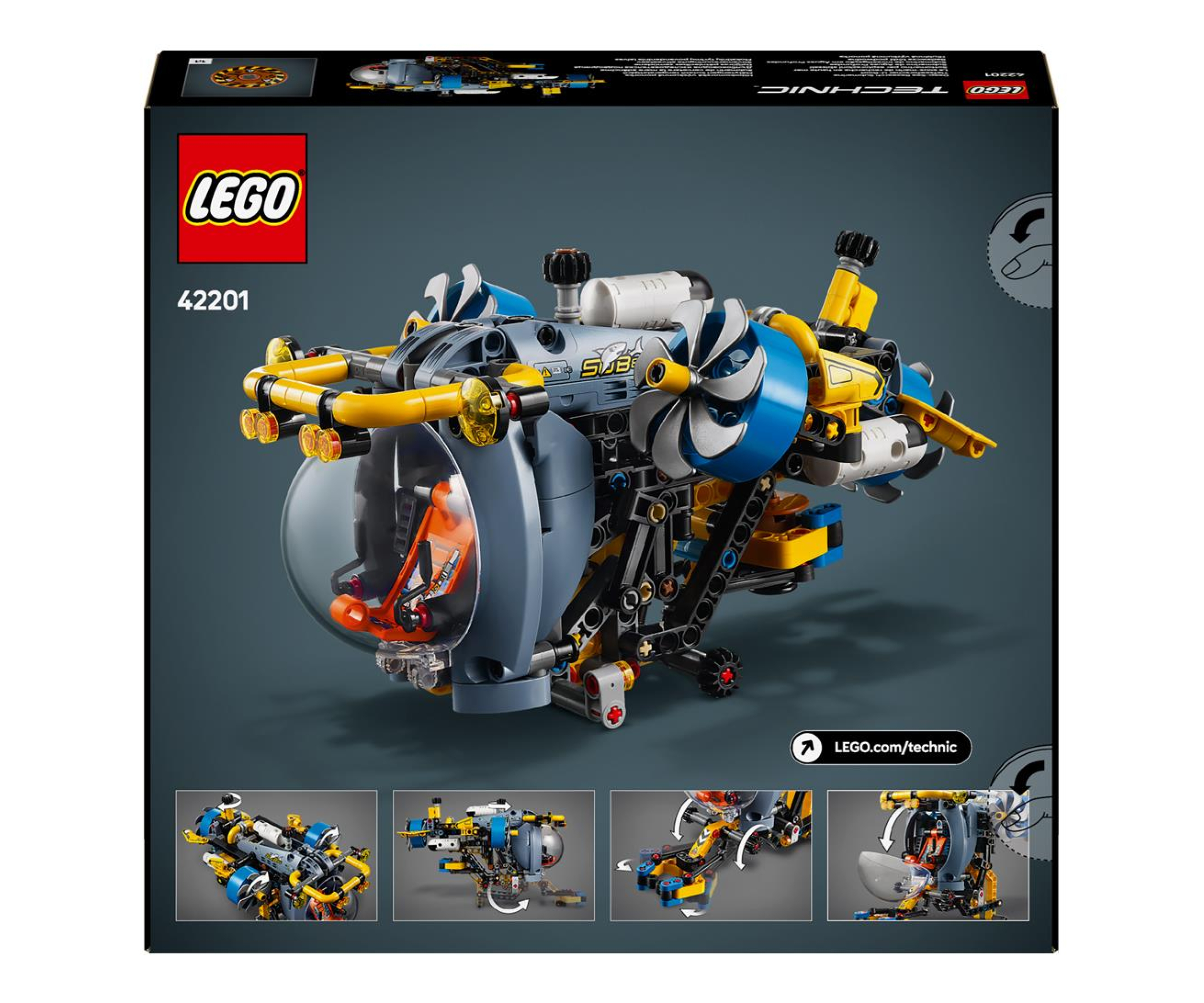LEGO Technic 42201 Research Submarine thumbnail 5