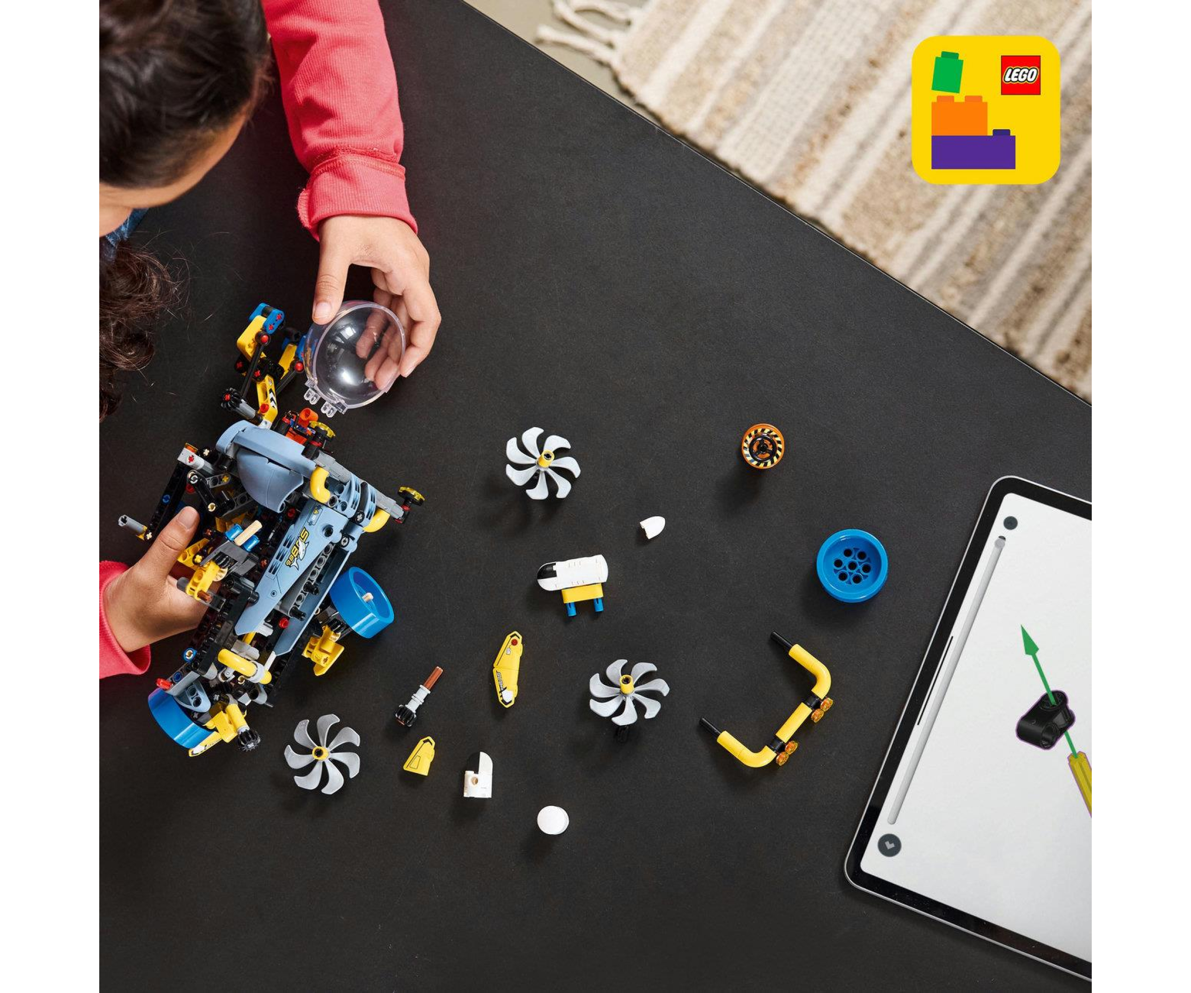 LEGO Technic 42201 Research Submarine description image 2